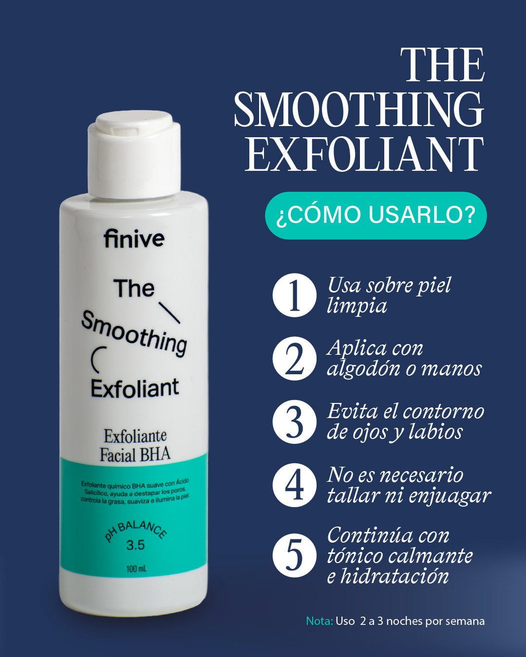 Exfoliante Facial BHA - 100ml